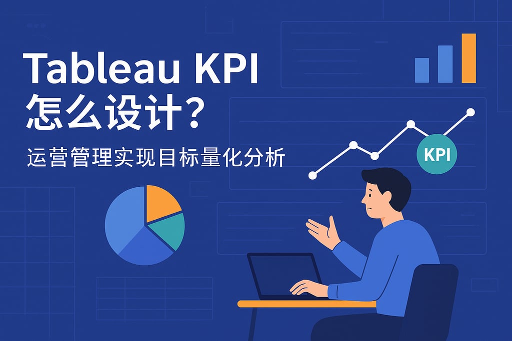 Tableau KPI怎么设计？运营管理实现目标量化分析